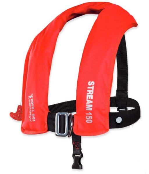 Chaleco autoinflable Mullion Stream 150N Rojo