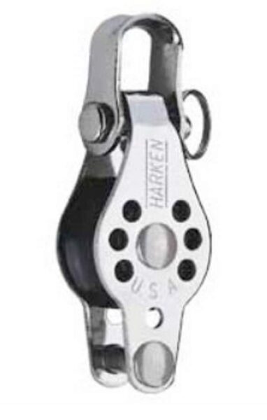 Motón Harken Micro simple c/ grillete y arraigo