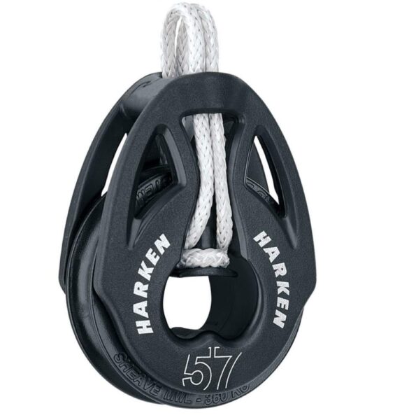 Poleas Carbo T2 Harken 2151 – fijación flexible (57mm)