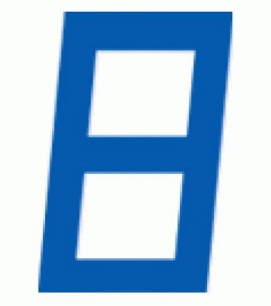 Letras o números p/vela Optiparts