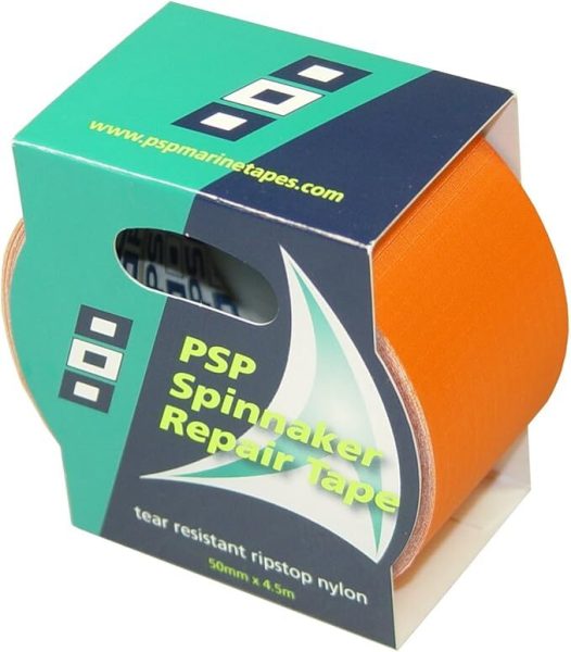 Rollo de cinta PSP para spinnakers 50mm x 4.5m  Naranja