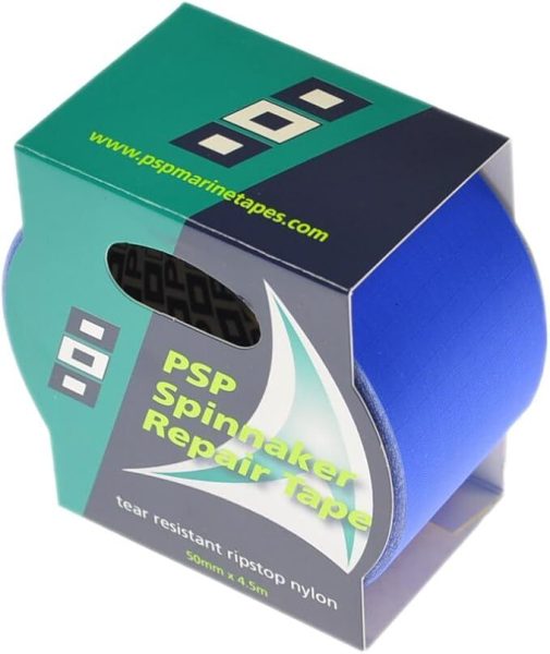 Rollo de cinta PSP para spinnakers 50mm x 4.5m Azul