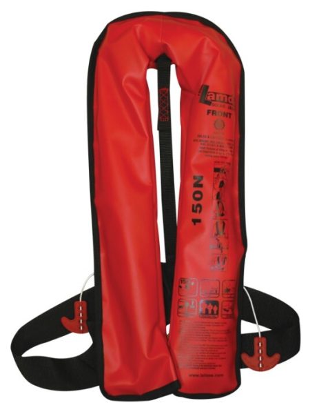 Chaleco salvavidas autoinflable Lalizas LAMDA, 150N, SOLAS