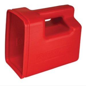 Achicador Optiparts plástico ultra resistente rojo