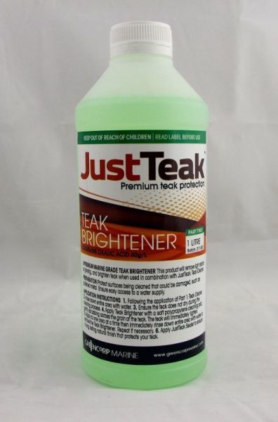 Abrillantador Just Teak para teca – 1 Litro