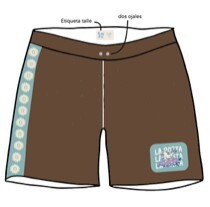 LA POSTA BROWN - Short Hombre