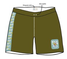 LA BALCO GREEN - Short Hombre