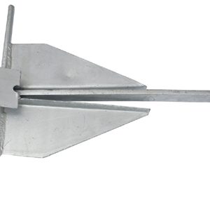 Ancla Lalizas galvanizada tipo Danforth de 12 kg