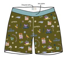 LA COSTA GREEN - Short Hombre