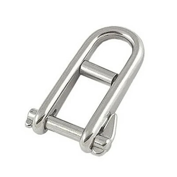 Grillete de driza con pasador de bloqueo y barra de 6 mm