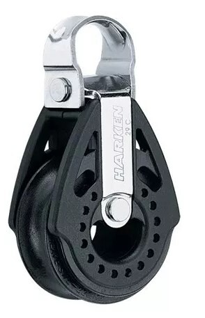 Motón 29mm Harken fijo c/cabezal 90°
