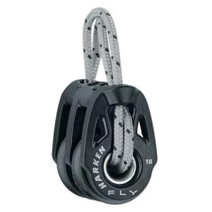 Motón 18mm Harken Fly Soft-Attach doble