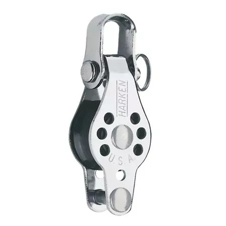 Motón Harken Micro simple c/ grillete y arraigo
